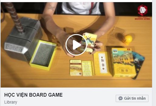 Coi video là một cách hữu hiệu và tiện lợi dành cho những board gamer lười đọc, nhưng thích xem. 